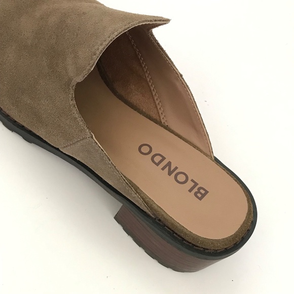 BLONDO Sienna Leather Mule Water Resistance Slip On Shoe Loafer Women’s Size 9 - Picture 6 of 16